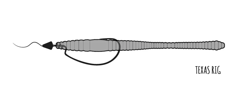 Libra Lures Dying Worm zbrojenie